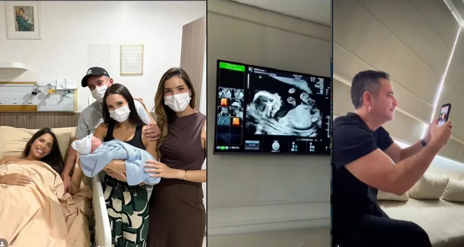 Entre o 1o filho e o 2o neto, emoção marca Carnaval de Paulo Dantas