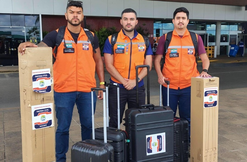 Agentes da Defesa Civil de Maceió monitoram áreas de risco em MG