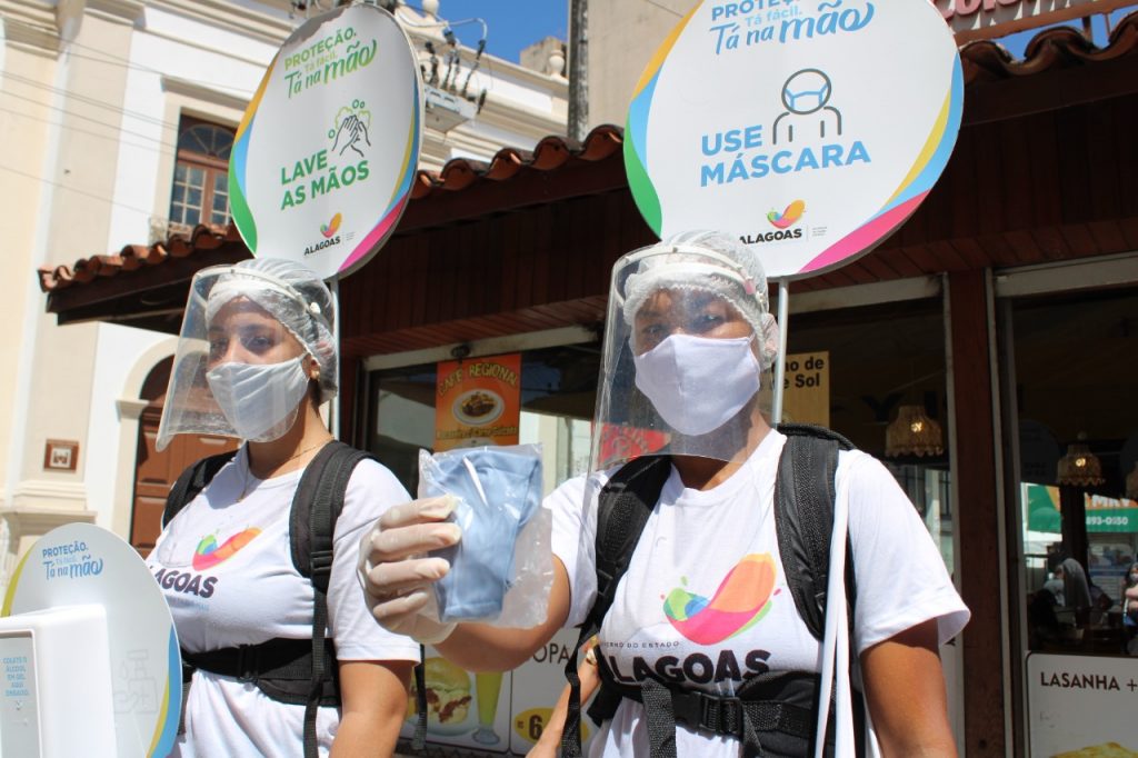 Alagoas tem a segunda menor taxa de infecção por covid-19 do Nordeste