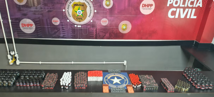 Homem é preso com carga de anabolizantes avaliada em mais de R$ 100 mil em Maceió