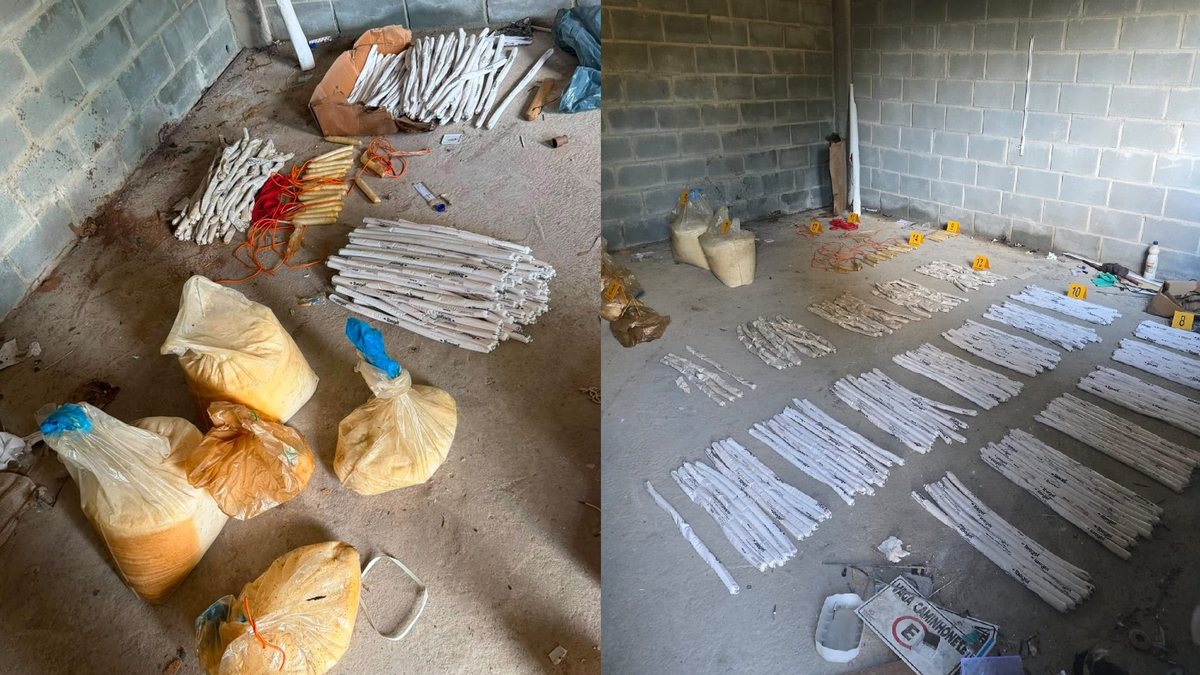 BOPE encontra mais de 109 kg de explosivos em antiga área de empresa