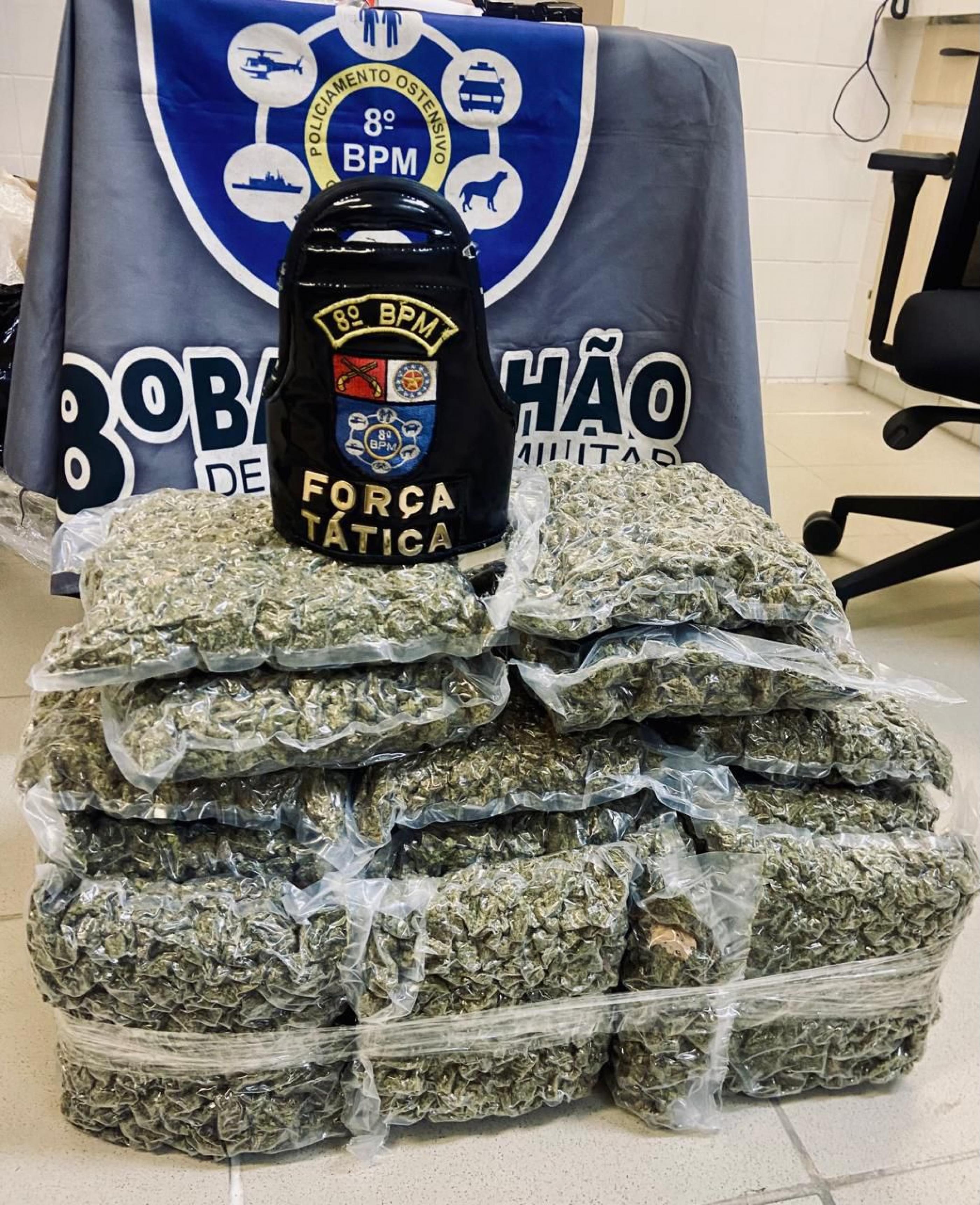 Polícia Militar apreende 21 armas de fogo e 24 kg de drogas em Alagoas