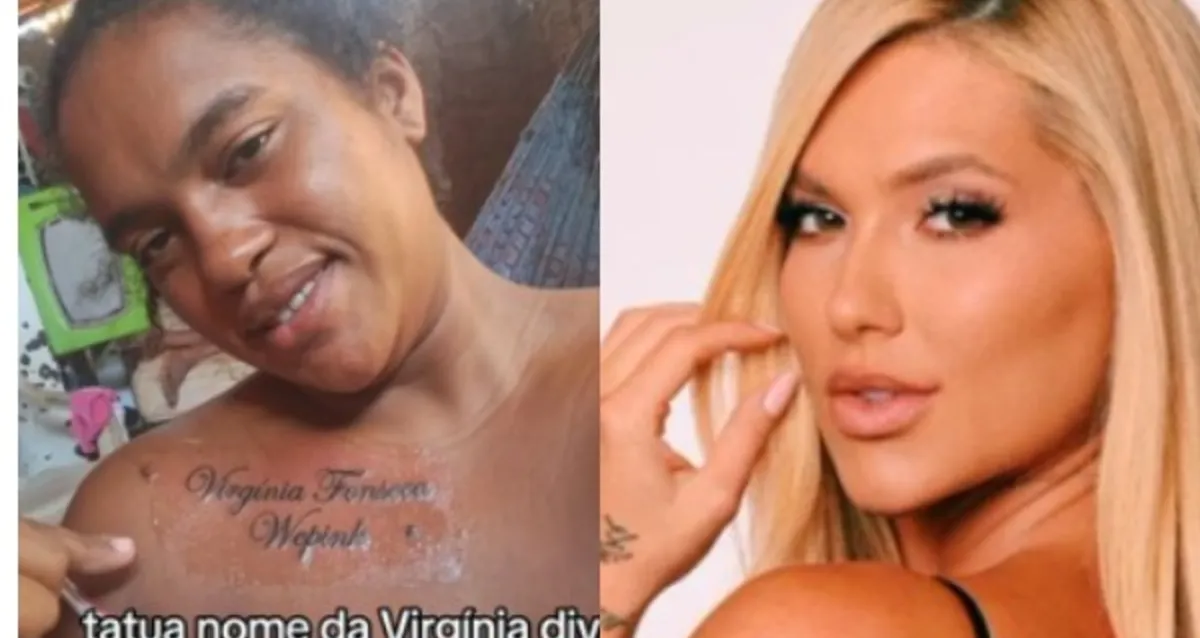 Fã de Virginia Fonseca viraliza após tatuar nome da influenciadora