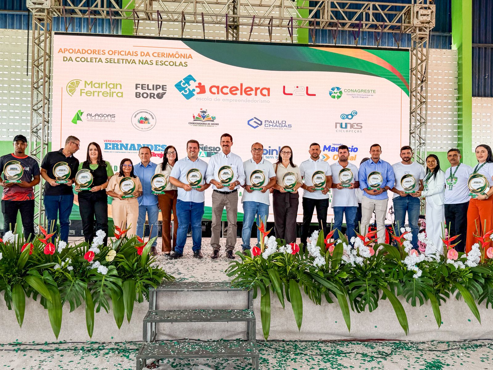 Estudantes arrecadam 53 toneladas de recicláveis em Limoeiro de Anadia