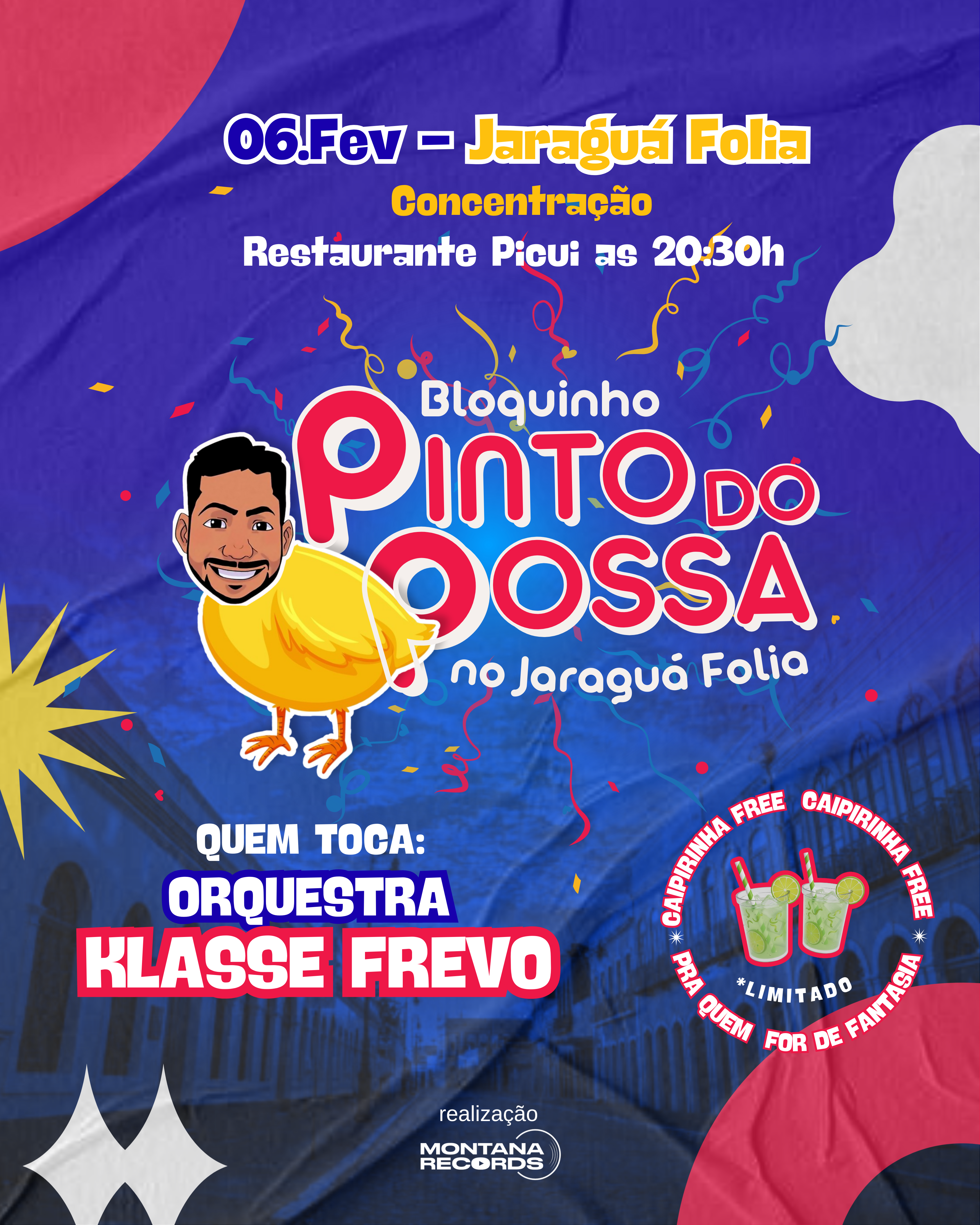 “Pinto do Possa” oferece programação gratuita dentro do Jaraguá Folia