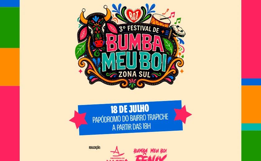 3º Festival de Bumba Meu Boi da Zona Sul acontece neste sábado(18)