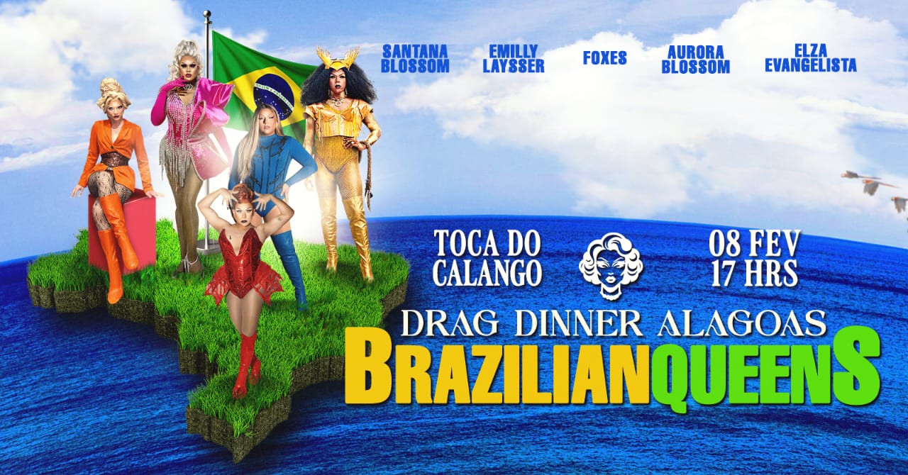 Maceió vira palco de arte drag com Drag Dinner Alagoas