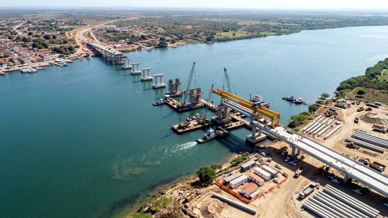 Ponte de R$ 207 milhões ligará Alagoas e Sergipe sobre o São Francisco