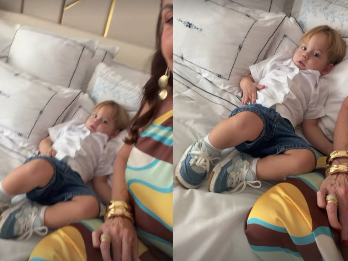 José Leonardo surge sorrindo após acidente doméstico e pontos no nariz