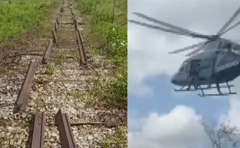 Trio é preso após furtar trilhos e tentar fugir para matagal em Igaci