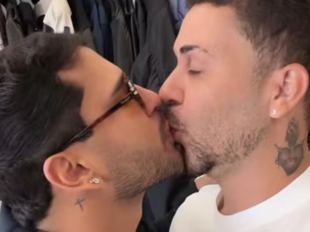 Reconciliação? Carlinhos Maia e Lucas Guimarães se reaproximam após separação e trocam selinho