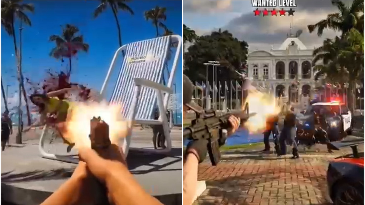 Jogo no estilo GTA destrói pontos de Maceió e viraliza nas redes