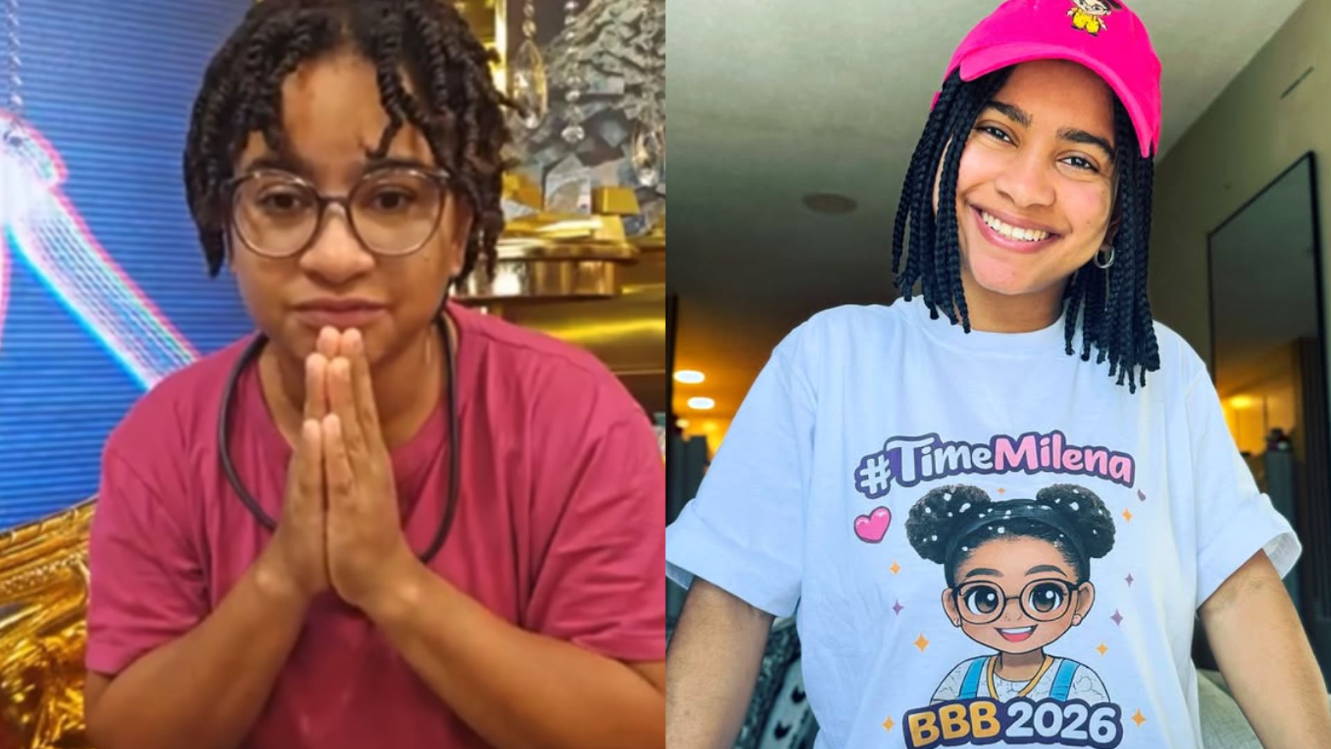 Após pesadelo da sister, irmã gêmea de “Tia Milena”, do BBB 26, relata acidente