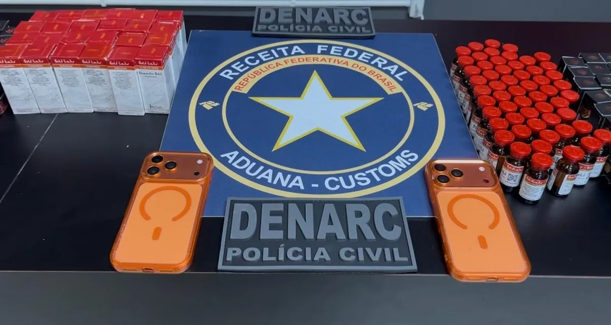 Operação prende homem com 475 anabolizantes de mais de R$ 100 mil