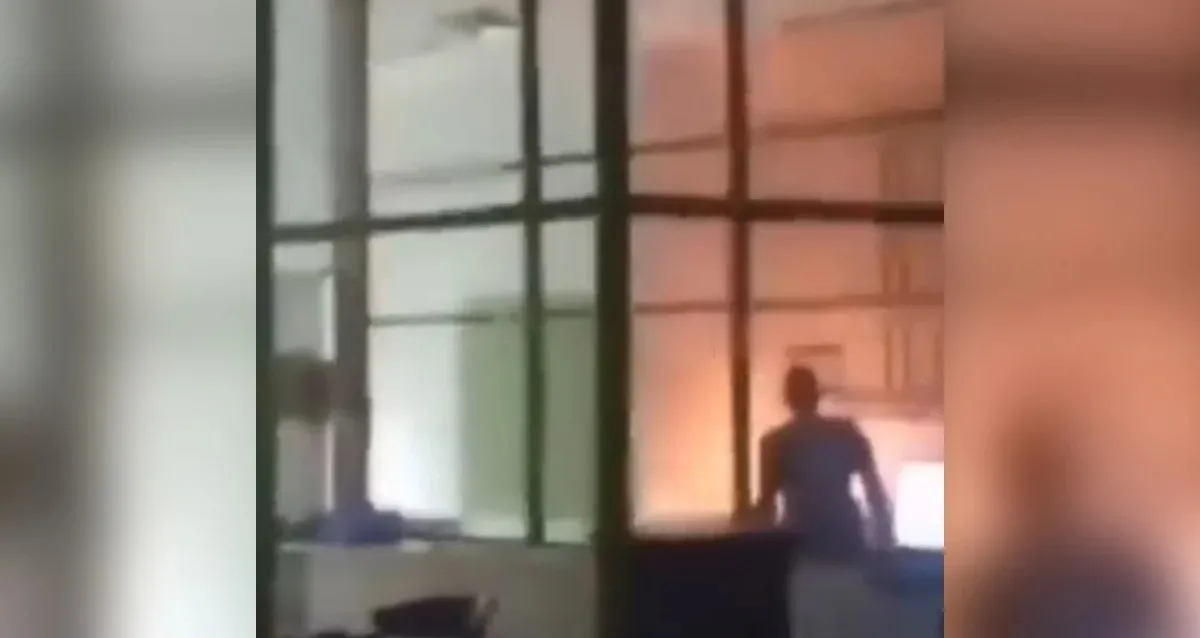Paciente tenta atear fogo em homem internado em hospital no Rio