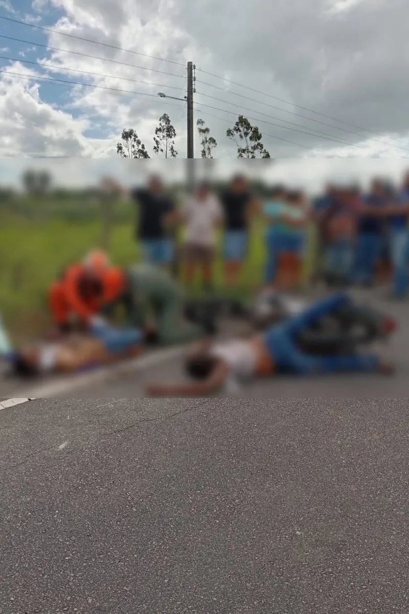 Acidente de moto na AL-115 deixa um morto e um ferido em estado grave