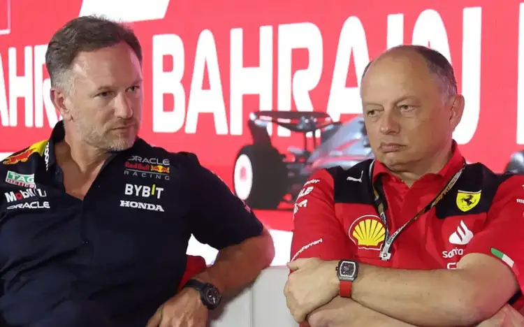 Vasseur ironiza interesse de Christian Horner em comandar a Ferrari