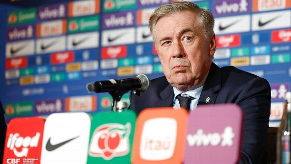 Ancelotti divulga convocados para amistosos decisivos contra França e Croácia