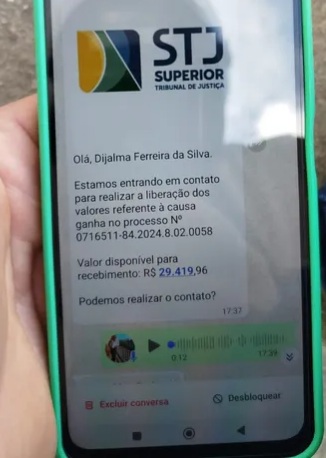 Idoso perde mais de R$ 7 mil em golpe de falso processo judicial em Arapiraca