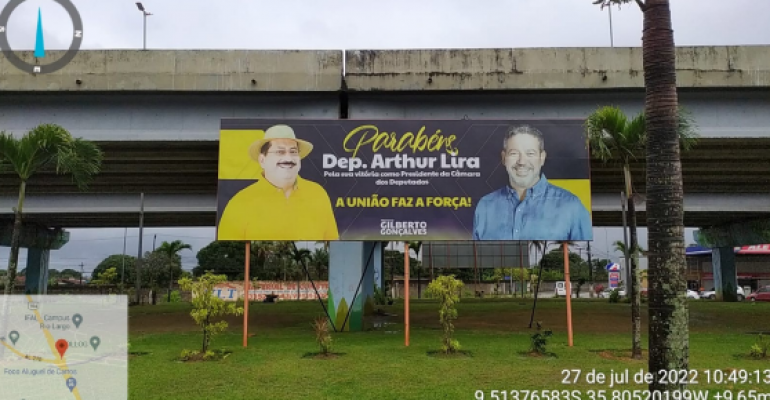 Arthur Lira e Gilberto Gonçalves são denunciados pelo MP Eleitoral por campanha antecipada