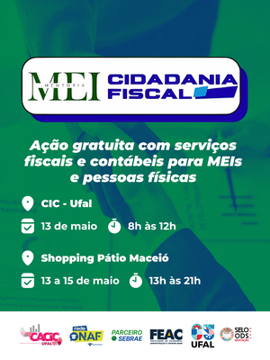 Ação gratuita para abertura de MEI, declaração de IRPF e mais em Maceió