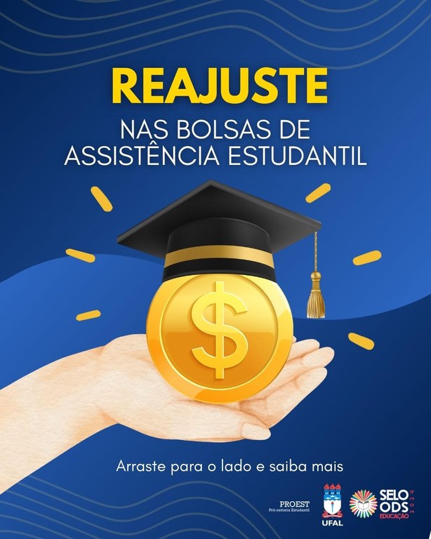 Assistência estudantil da Ufal promove reajuste nos auxílios financeiros