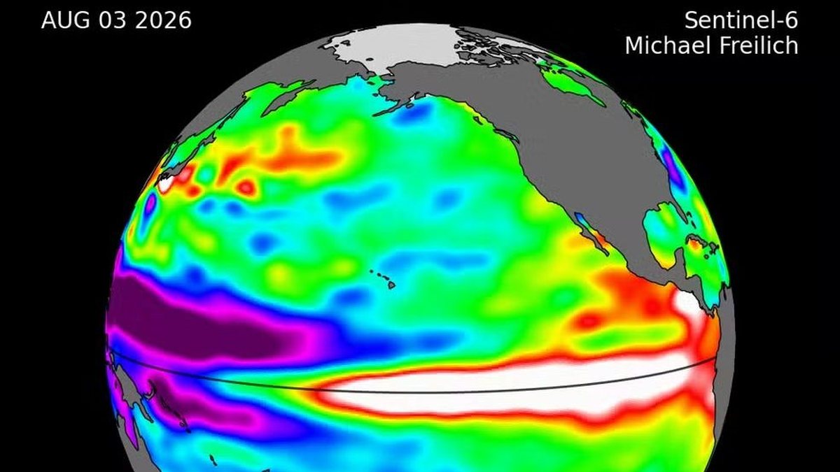 EUA elevam para 97% a chance de Super El Niño a partir de setembro