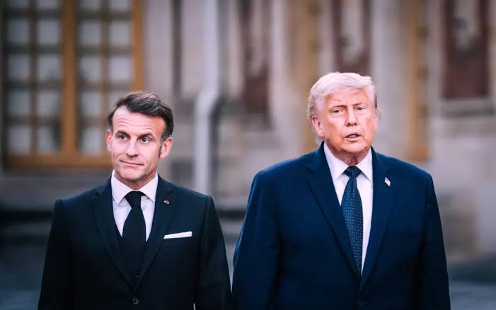Macron alfineta Trump por usar crise francesa em campanha nos EUA