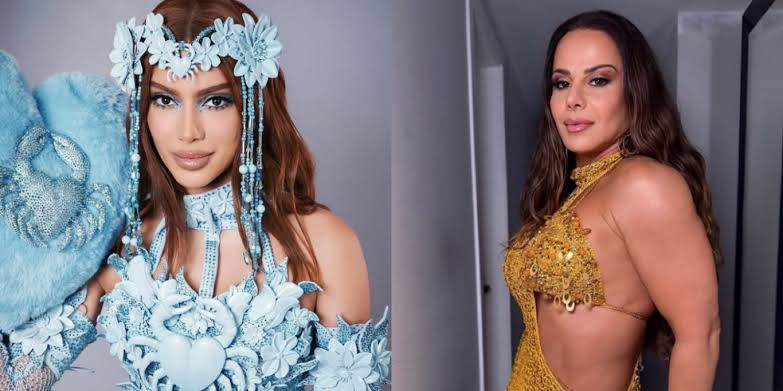 Anitta convida Viviane Araújo para coroação na Grande Rio
