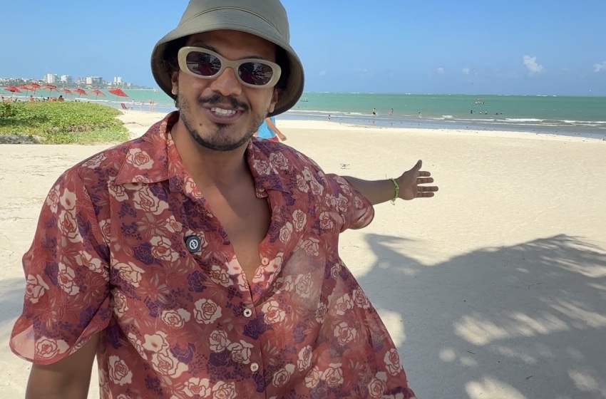 Apresentador do Decolar Travel Show visita Maceió para registrar pontos turísticos