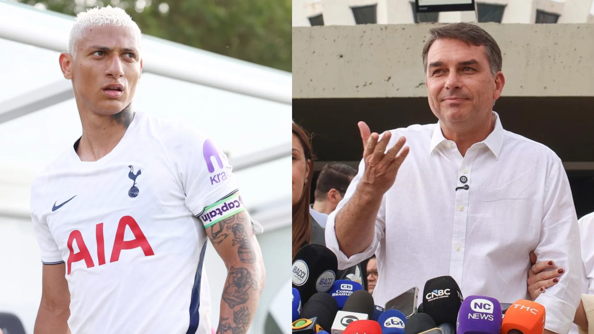 Richarlison acusa Flávio Bolsonaro de tomar posse de ilha em Angra