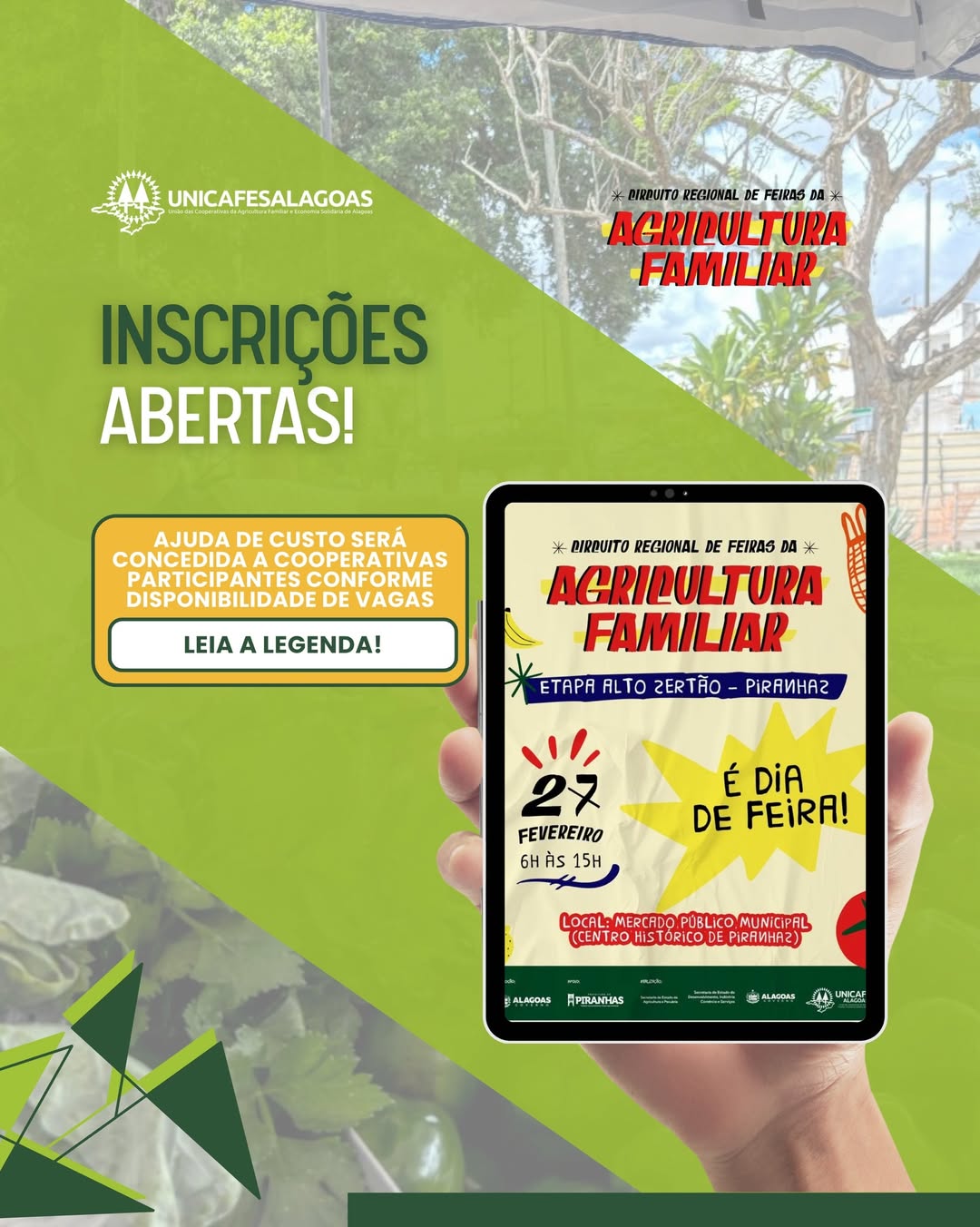 Unicafes-AL ofertará ajuda de custo a cooperativas durante Circuito Regional