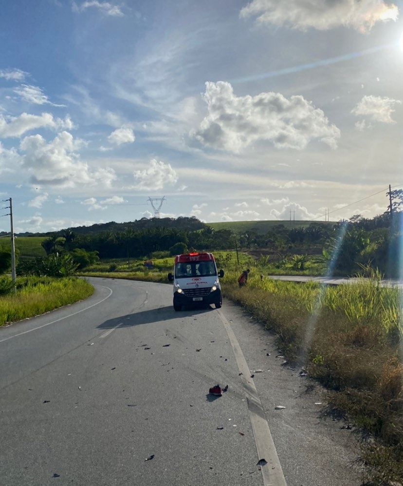 Colisão entre carro e moto deixa uma vítima fatal no interior de Alagoas