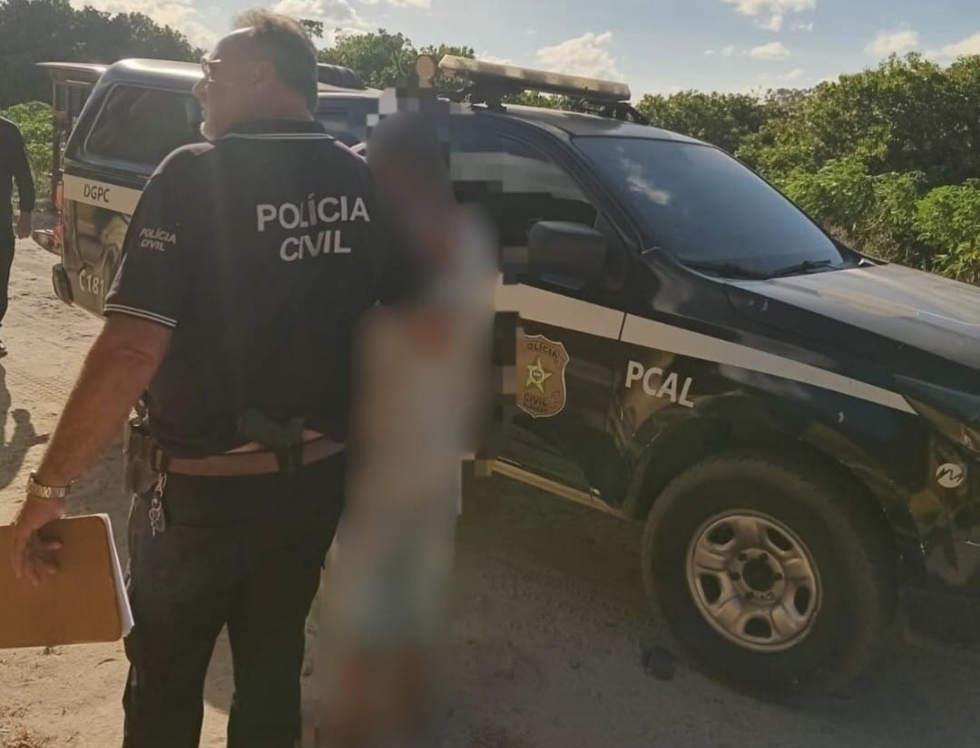 Foragido por crime grave é capturado ao iniciar trabalho em AL