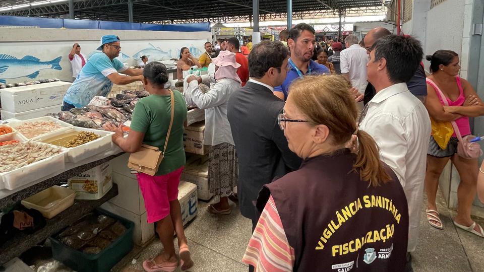 MPAL apreende pescados impróprios em fiscalização realizada em Arapiraca