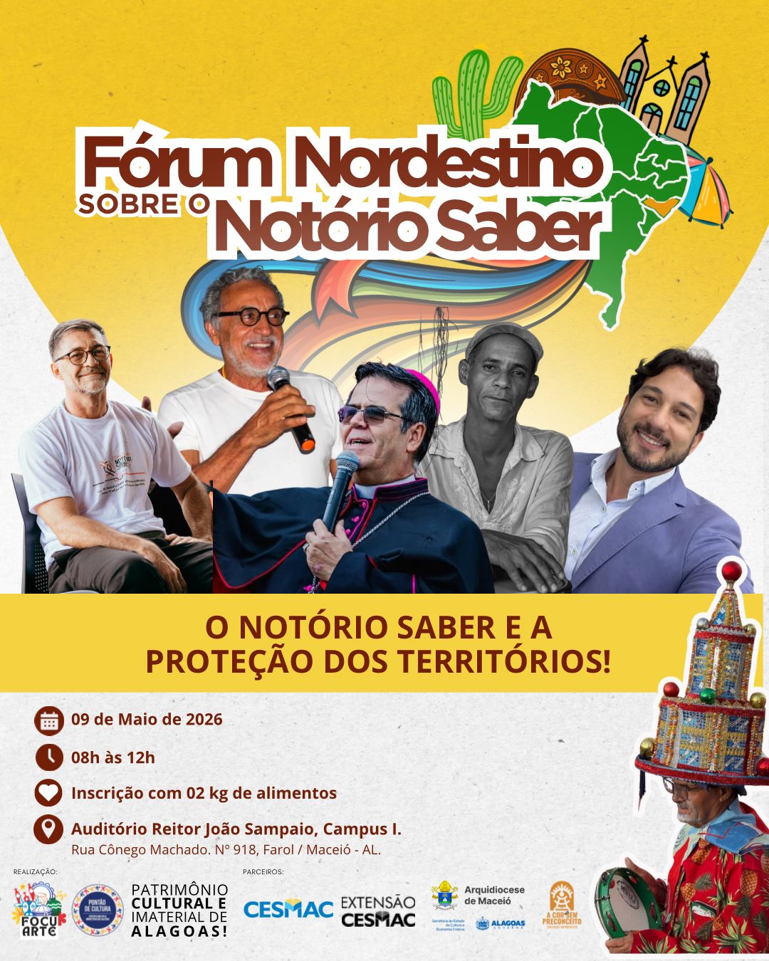 Maceió sedia fórum inédito que une saber popular e academia
