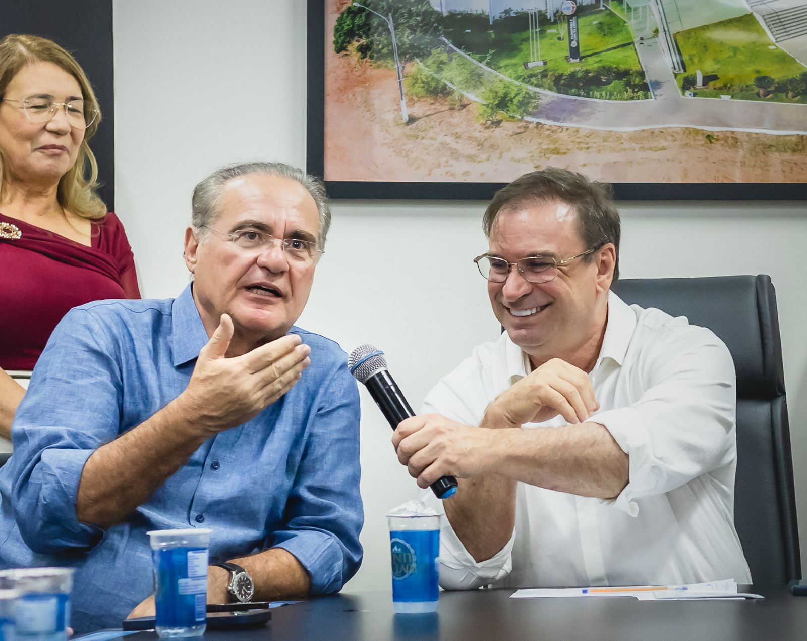 Luciano declara apoio à reeleição de Renan Calheiros