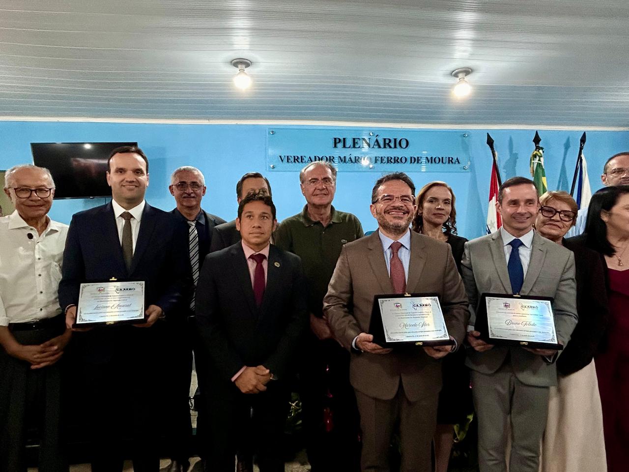 Renan Calheiros prestigia lideranças em Sessão Solene em Cajueiro