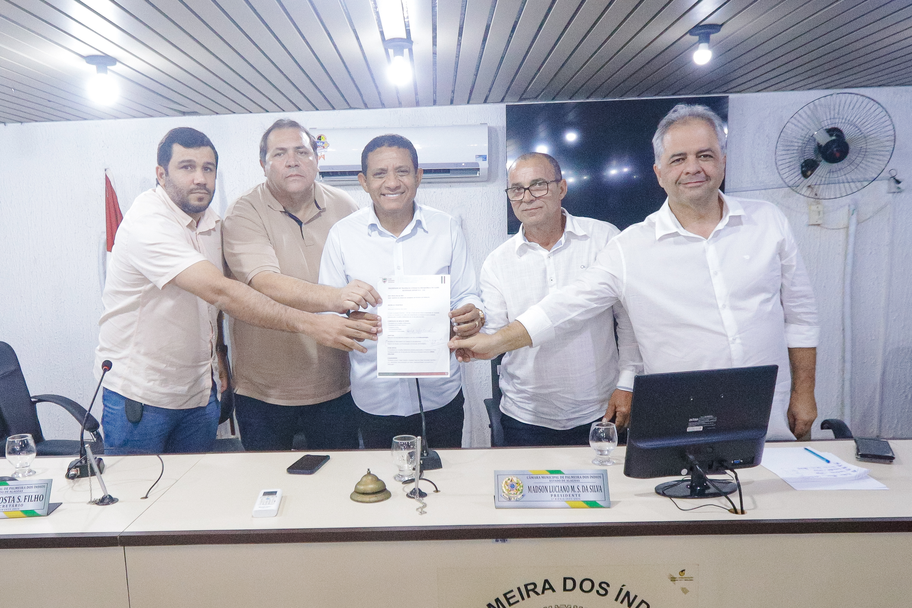 Júlio Cezar e Silvio Camelo empossam nova diretoria do CSE e reforçam apoio ao clube