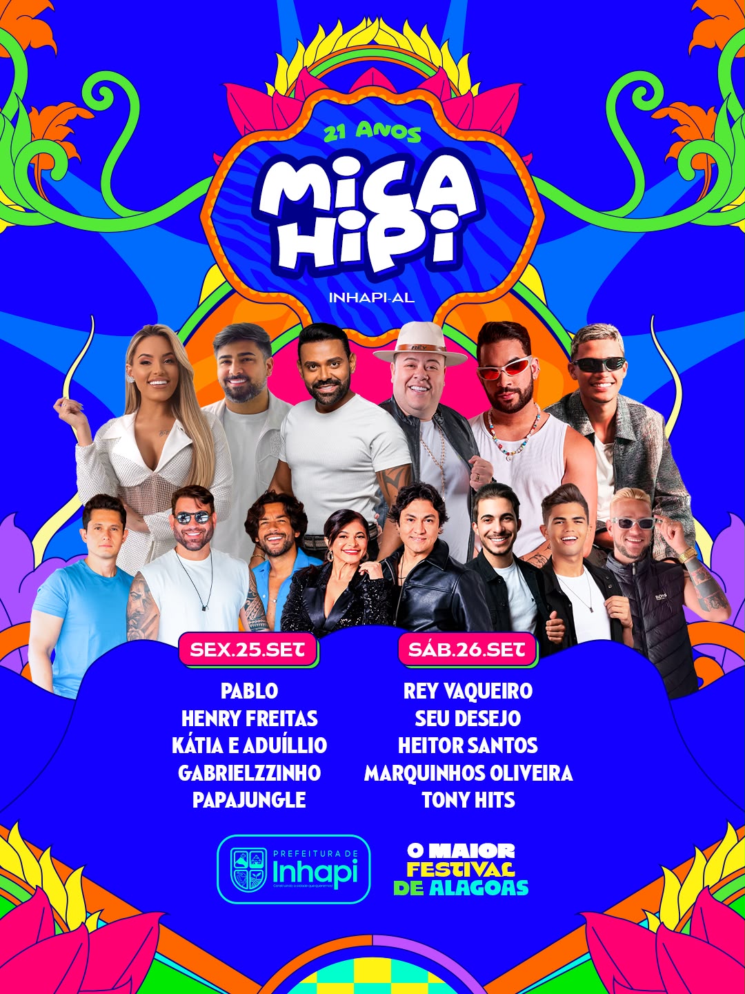 MicaHipi 2026 reúne grandes atrações em dois dias de festa em Inhapi