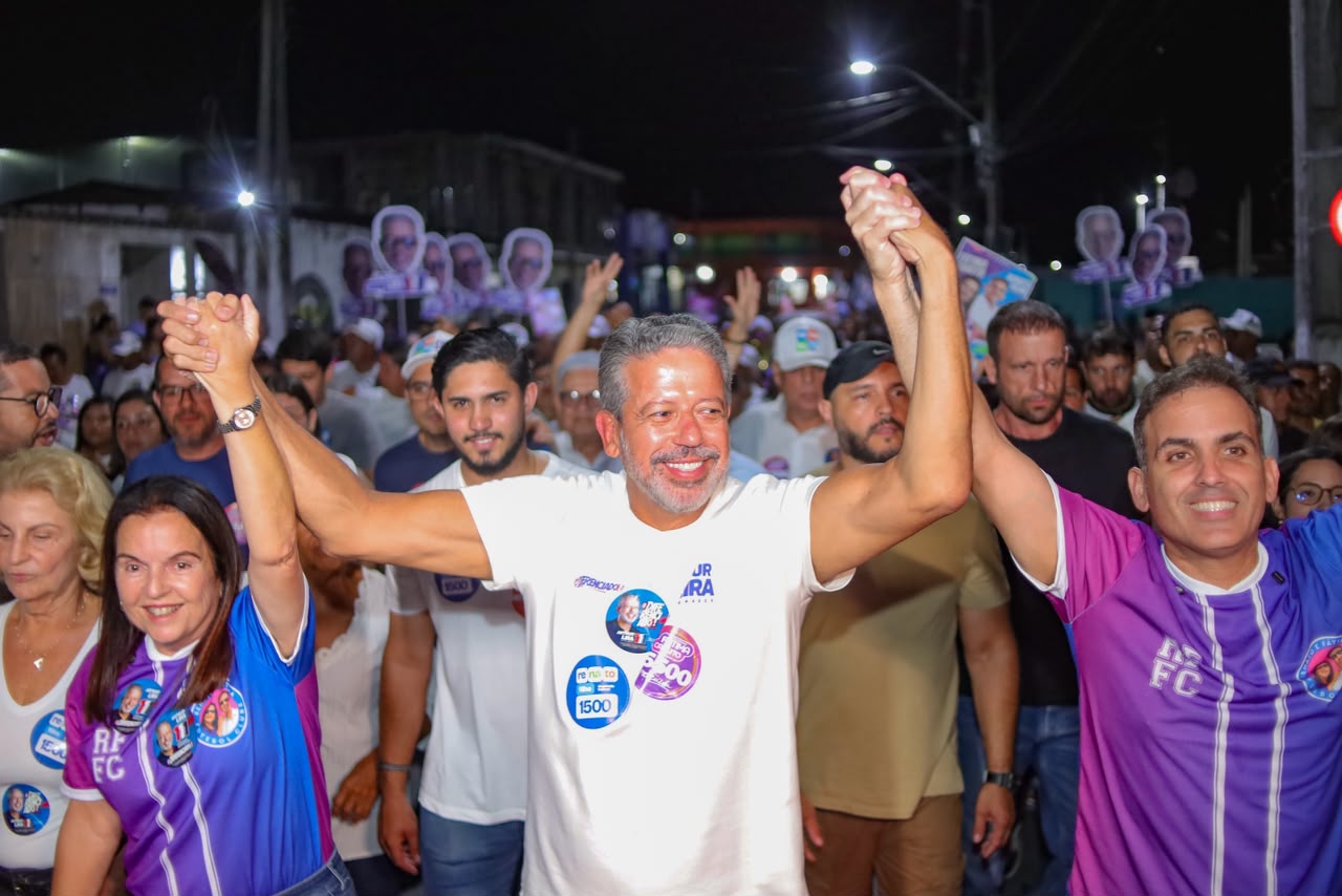 Renato Filho e Fátima Canuto mobilizam apoiadores em ato com Arthur Lira