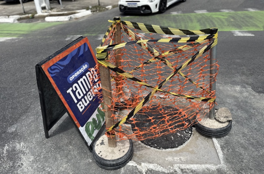 Rua Ariosvaldo Cintra recebe serviços da Operação Tampa Bueiro em Maceió