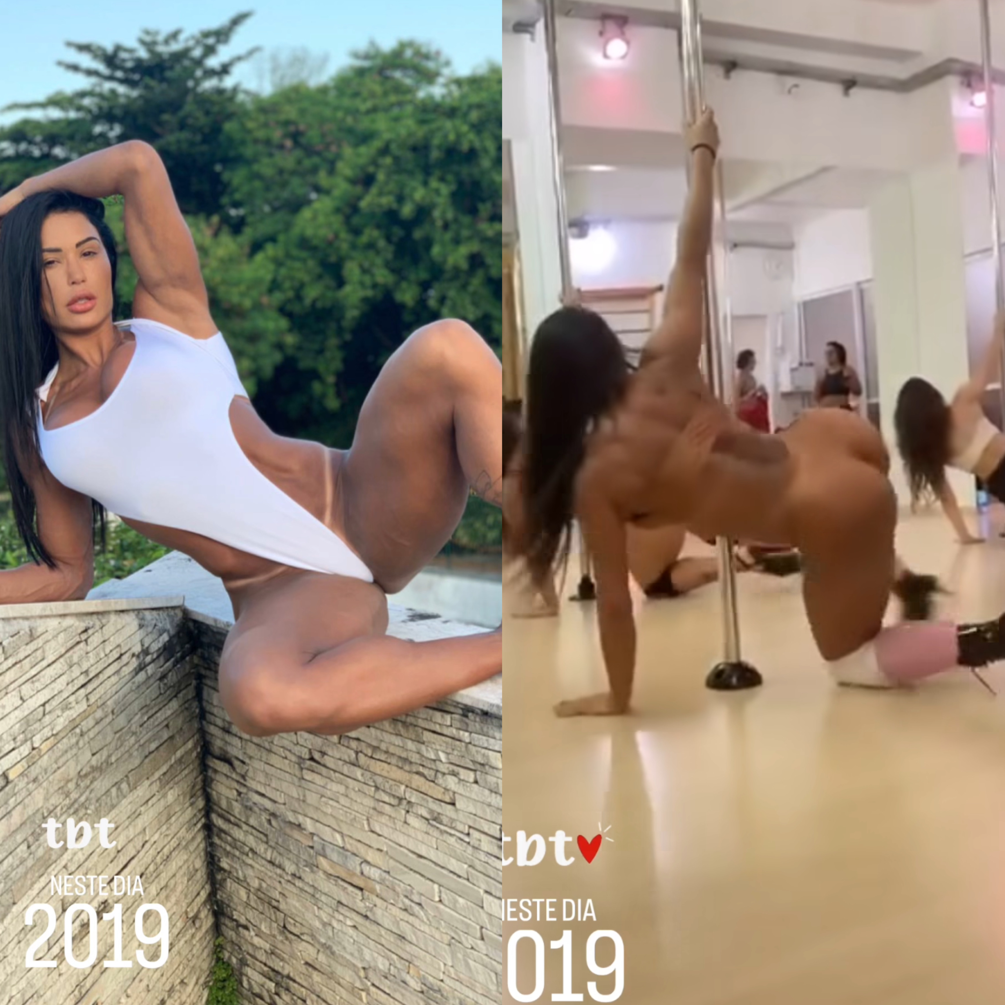 Maiô cavado de Gracyanne Barbosa volta a chamar atenção em TBT