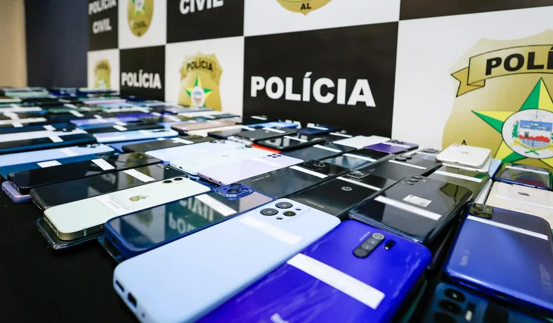 SSP convoca donos para devolução de celulares recuperados em Alagoas
