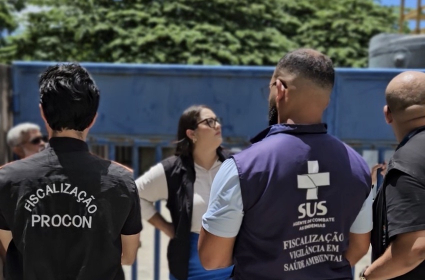 Procon Maceió fiscaliza qualidade da água em imóveis na Santa Amélia