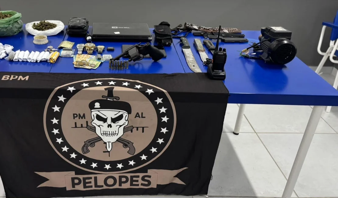 Operação prende suspeito por tráfico e apreende arma em Maravilha