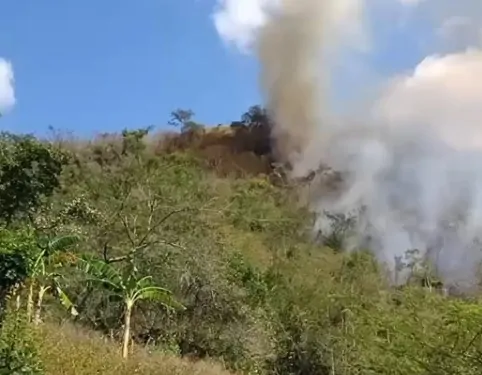 Incêndio atinge área de vegetação em Palmeira dos Índios