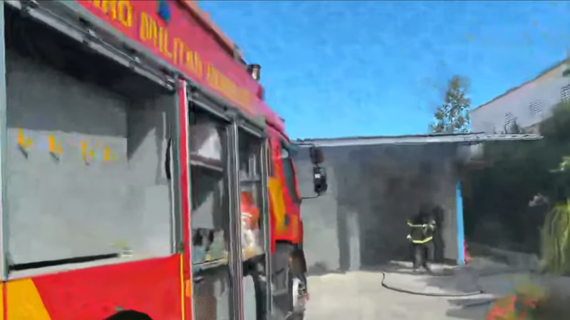 Incêndio atinge distribuidora de medicamentos na Pitanguinha