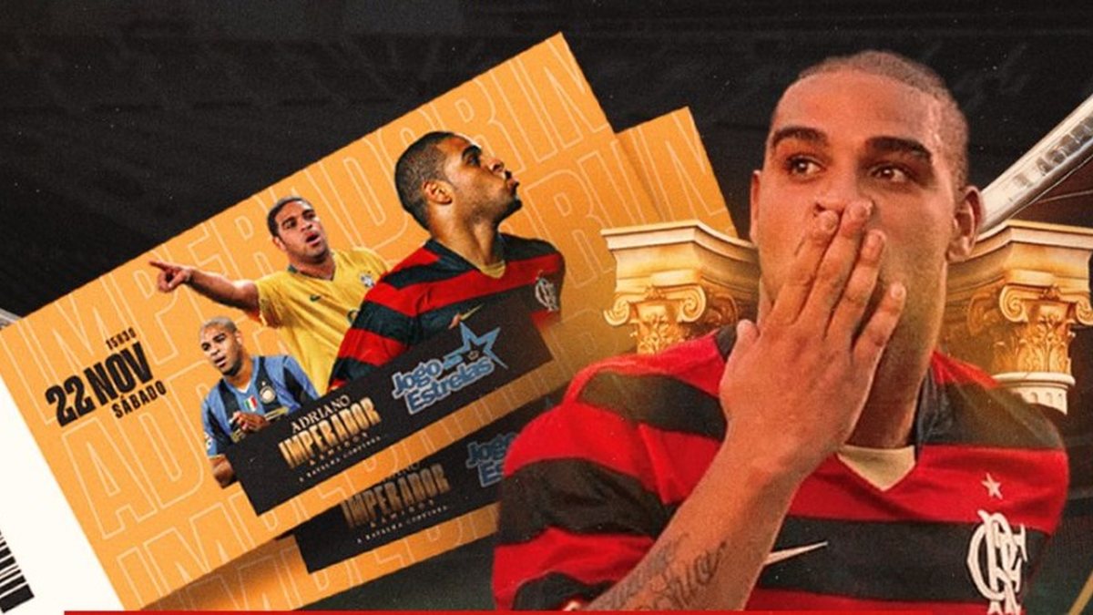 Veja preços e onde comprar ingressos para o Jogo das Estrelas com Adriano Imperador em Maceió