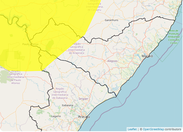 Inmet emite alerta de baixa umidade para municípios de AL; confira a lista